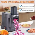 Electric Vegetable Slicer Vegetable Cutter 3 in 1 Commercial Vegetable Chopper