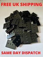 LEGO *NEW* Black Minifigure Display Base Stand 3x4 Modified Tile 88646/17836