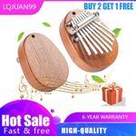 Mini 8 Keys Finger Kalimba Thumb Piano Portable Beginners Keyboard Gift Toy UK