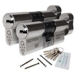 3 Star Euro Cylinder Thumbturn Keyed-Alike Pair greenteQ Orion Door Lock TS2007