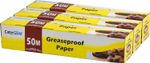 Non Stick Baking Paper Oilpaper Grease Proof Papers Roll 50m X 40cm Bakeware