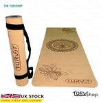Yoga Mat ECO Friendly Non Slip Natural Cork Mat for Wellness and Meditation