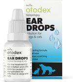 Petlife Otodex Ear Drops Solution Dog Cat Clear Wax Mites Cleanser Itching 14ml