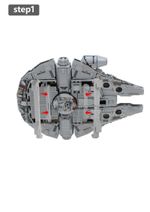 For Lego UCS Millennium Falcon 75192 - Horizontal Wall Display Mount Bracket