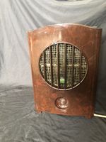 VINTAGE BAKELITE CASED GEC FAN HEATER ELECTRIC MADE IN ENGLAND ART DECO STYLE