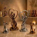 Personalised Wedding Couple Statue Custom Names Date Anniversary Gift