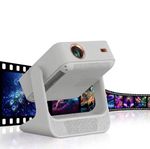 Home HD Smart Touchscreen Projector with 8-in Touchscreen Tablet