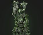 Herald On Palanquin Nurgle Epidemius AoS Resin Model