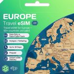 Europe Travel eSIM | 50+ Destinations | UK France Italy Spain Germany & More