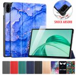 Honor Pad X8a  X8b 11" 2024/26 Smart Stand Case Cover + Tempered Glass Protector