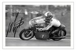 GIACOMO AGOSTINI Signed Autograph PHOTO Fan Gift Signature Print SUPERBIKES 