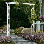 Wisfor 2M Metal Wedding Arch Garden Arbor Trellis Pergola Climbing Plant Support
