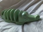 Carlton ware retro Antique Vintage Toast Rack Crocodile Green