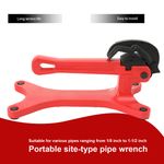 Pipe Vise Heavy Duty Non Slip Easy to Use Portable Multifunction Pipe Tube Vice