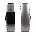 4/4 Hard Violin Case Mixed Carbon Fiber Music Sheet Bag Light Back Strap New