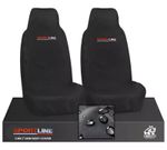 For VW Caddy Sportline Driver +Passenger Heavy Duty Waterproof Van Seat Cover