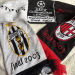 UEFA Champions league Final Manchester 2003 AC Milan v Juventus Scarf - RARE