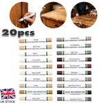 20pcs Furniture Wood Repair Kit Wax Crayons & Filler Sticks Scratch Fix Tool UK