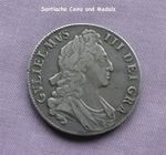 1696 KING WILLIAM III SILVER CROWN - OCTAVO - NICE GRADE COIN