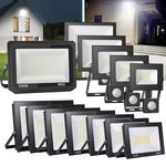 10W-500W Watt LED Floodlight Security Outdoor Garden Lights With PIR Sensor Lamp