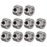 10pcs Set Screw Shaft Collars 6mm ID 12mm OD Gear Stopper Wheel