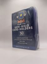 Semi-rigid Card Protectors - 50 Per Pack