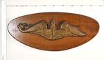 Huge 19" Vintage US Navy Submarine Dolphin Plaque High-Detail Relief 1966