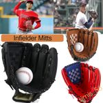 Child Adults Baseball Infielder Mitts Mittens Glove Training Practice Boys Girls