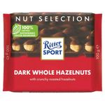 Ritter Sport Dark Chocolate with whole Hazelnut 100gX10