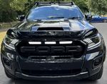 Raptor Style GLOSS BLACK Ford Ranger Grill STEALTH T7 T8 16 - 22 DIRECT FIT