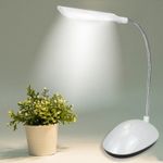 Portable LED Folding Desk Lamp AAA Battery Powered Reading Bedside Study Light