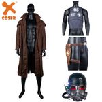 Xcoser Fallout New Vegas Veteran Ranger NCR Ranger Cosplay Costume Helmet Belt