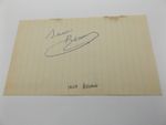 HAND SIGNED 6.5" x 4" LINED PAPER - INCA PERUANO & PETER PRESTON - WRESTLING