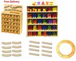 Wooden Name Train Letters Set For Personalized Christening Birthday Gifts