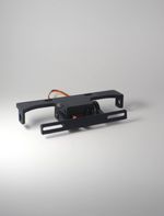 Universal motorcycle plate flipper with turn signals
