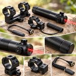 Tactical Laser Sight Professional Red and Green Dot Scope with 20mm Rail Mount