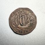 1945 GREAT BRITAIN HALF PENNY vintage rare see pictures