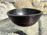 Antique Treen Early 19th Century Wood Bowl Inscribed 1804
