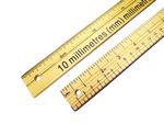 5 x Double Sided Dual Marked Wooden Metre Rule R670 - Wholesale Lot