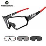 ROCKBROS Photochromic Sunglasses Outdoor Sports Cycling Goggles Unisex UV400 UK