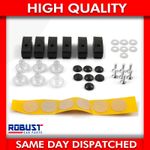 BONNET WIND BUG STONE DEFLECTOR ASSEMBLY CLIPS SET COMPATIBLE WITH ALL VEHICLES