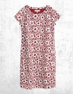 Womens Seasalt Short Sleeve Cove Dress in Ripple Poppy Preserve