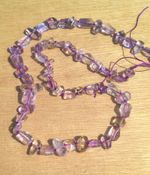 Ametrine Smooth Angular Nugget Beads, 4mm - 15mm Approx, Strand Approx 15"