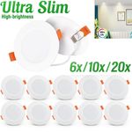 10x Recessed LED Ceiling Light 5W 7W 10W Flat Panel Spot Dimmable Slim Downlight