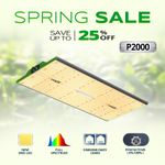 VIPARSPECTRA NEW P2000 LED Grow Light Full Spectrum Indoor Grow Tent Veg Flower