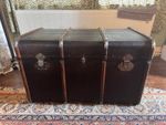 Vintage French Steamer Trunk C1900
