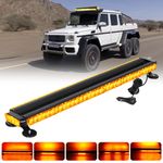 78 LED Magnetic Light Bar Hazard Recovery Strobe Beacon Flashing Lightbar 950mm