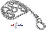 Bath Chain Ball Type with S Shaped Hook 450mm (18 Inch)- Bath Plug Chain