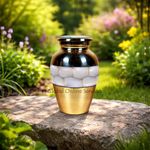Elite Mother Of Pearl Small Keepsake Memorial Urn For Ashes UK