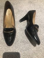 Miss Holmes Vintage Leather Black Shoes 5.5